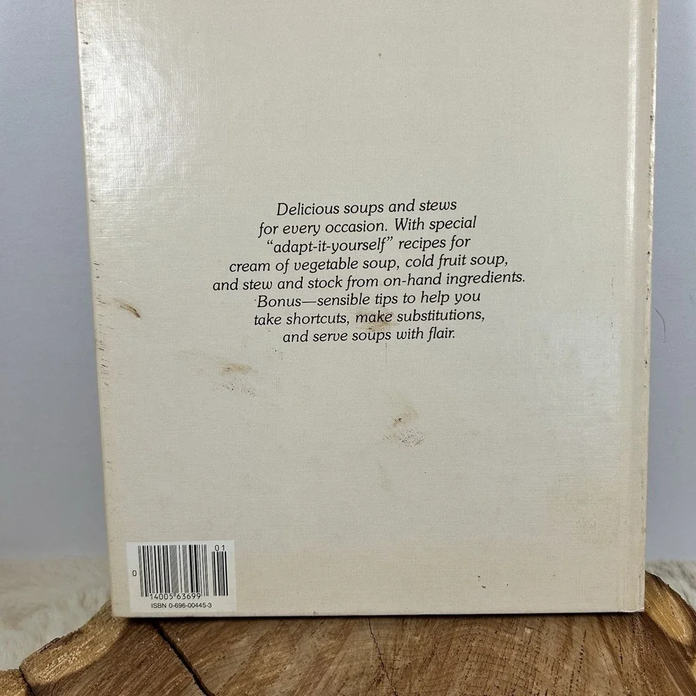 1980 Vintage Better Homes & Gardens Soups & Stews Cookbook Hardcover